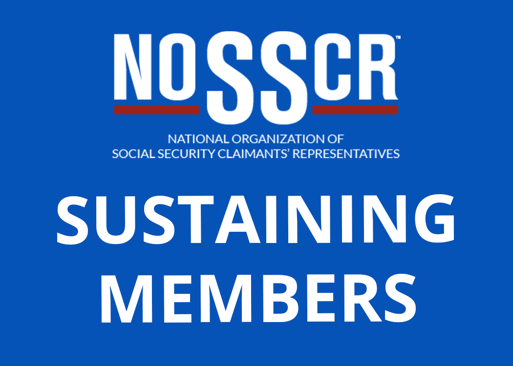NOSSCR Sustaining Members